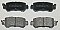 Rear Brake Pads to fit Mazda CX-3 (DK) 1.5 SKYACTIV-D (DK2WS, DK5FW) and others