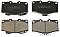 Front Brake Pads to fit Toyota 4 RUNNER II (N13) 2.8 D 4WD (LN130, LN135) and others