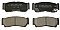 Rear Brake Pads to fit Hyundai H-1 / STAREX Bus (A1) 2.5 D and others