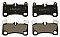 Rear Brake Pads to fit Porsche CAYENNE (9PA) GTS 4.8 and others