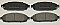 Front Brake Pads to fit Jeep COMMANDER (XK, XH) 3.0 CRD 4x4 and others
