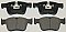 Front Brake Pads to fit Citroen BERLINGO (ER, EC) 1.2 PureTech 110 and others