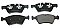 Front Brake Pads to fit Mercedes-Benz R63 AMG 