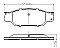 Front Brake Pads to fit Jaguar S-TYPE II (X200) 2.5 V6 and others