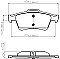 Rear Brake Pads to fit Ford FOCUS III 2.3 RS AWD and others