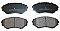 Front Brake Pads to fit Ford Asia & Oceania FREDA Bus (KH-SGLWF, KH-SGLW3F, KH-SGL5F) 2.5 D AWD and others