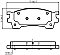 Front Brake Pads to fit Mazda 323 F VI Hatchback (BJ) 1.6 (BJ10M) and others