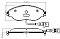 Front Brake Pads to fit Audi A3 (8V1, 8VK) S3 quattro and others