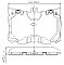Front Brake Pads to fit Mercedes-Benz C-CLASS (W205) C 450 AMG 4-matic (205.064) and others