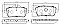 Mercedes A45 W176 Rear HALO Brake Pad Set
