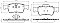 Rear Brake Pads to fit Mercedes-Benz G-CLASS (W463) G 63 AMG (463.273) and others