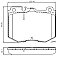 Front Brake Pads to fit Mercedes-Benz C-CLASS (W205) C 250 (205.045) and others