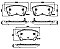 Front Brake Pads to fit Kia VENGA (YN) 1.4 CRDi 90 and others