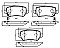Rear Brake Pads to fit Kia CEE'D (JD) 1.0 T-GDI and others