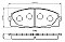 Front Brake Pads to fit Toyota HIACE IV Bus (H1, H2) 2.5 D-4D (KLH12, KLH22) and others