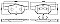 Front Brake Pads to fit Chrysler VOYAGER / GRAND VOYAGER III (GS, NS) 2.5 TD and others