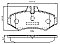 Rear Brake Pads to fit Mercedes-Benz G-CLASS (W461) G 290 TD (461.335, 461.336) and others