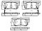 Rear Brake Pads to fit Daewoo KORANDO (KJ) 2.3 and others