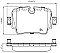Rear Brake Pads to fit Jaguar F-TYPE Convertible (X152) 2.0 Ti4 and others