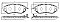 Front Brake Pads to fit Subaru FORESTER (SJ) 2.0 D AWD (SJD) and others