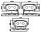 Rear Brake Pads to fit Chrysler GRAND VOYAGER V (RT) 2.8 CRD and others