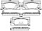 Rear Brake Pads to fit Ssangyong ACTYON I 200 Xdi 4WD and others