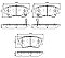 Front Brake Pads to fit Hyundai ATOS (MX) 1.0 i and others