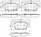 Rear Brake Pads to fit Vauxhall INSIGNIA Mk II (B) Country Tourer (Z18) 2.0 GSi 4x4 (47) and others