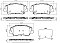 Front Brake Pads to fit Hyundai i30 (GD) 1.4 and others