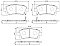 Front Brake Pads to fit Subaru FORESTER (SF) 2.0 AWD (SF5) and others