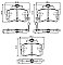 Rear Brake Pads to fit Mg MG TF 115 and others