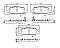 Rear Brake Pads to fit Subaru FORESTER (SF) 2.0 AWD (SF5) and others