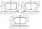 Rear Brake Pads to fit Kia CARENS III MPV (UN) 1.6 CVVT and others