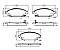 Front Brake Pads to fit Honda CIVIC VII Hatchback (EU, EP, EV) 1.7 CTDi (EP4, EU9) and others