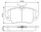 Front Brake Pads to fit Opel OMEGA B (V94) 2.0 16V (F69, M69, P69) and others