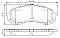 Front Brake Pads to fit Caterham SEVEN (CF, CS) 0.7 and others
