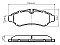 Rear Brake Pads to fit Mercedes-Benz SPRINTER 3,5-t Platform/Chassis (B907, B910) 315 CDI RWD (907.131, 907.133, 907.135, 907.231, 907.233... and others