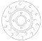 Rear Dimpled and Grooved Brake Discs to fit Subaru IMPREZA Saloon (GD) 2.0 WRX S
