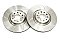 Front Dimpled and Grooved V2 Brake Discs BD1807GD