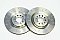 Audi TT (8J) Rear J Hook Grooved Brake Discs