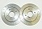 Fiesta ST MK7 Rear Halo Slotted Brake Discs and Jurid Pads