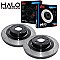 to fit Subaru Impreza WRX Turbo 2000-2007 Front Brake Discs X2 High Carbon