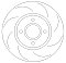Rear Dimpled and Grooved Brake Discs to fit Ford TOURNEO CONNECT 1.8 16V