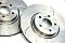 MK2 Focus 2.5 ST Front Grooved Brake Discs and Mintex M1144 Pads