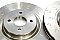 Focus RS MK1 Front Brake Discs Halo Performance J Hook Grooved