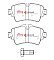 Mini Cooper S F56 Front DBA Xtreme Brake Pads