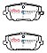 Rear DBA Street Series Ceramic Pads DB2064SS