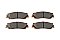 Rear DBA Xtreme Brake Pads to fit Toyota Landcruiser