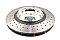 Front DBA 5000 Series XD Brake Discs to fit BMW