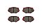 Front DBA Brake Pads Race Performance to fit Mazda MX5